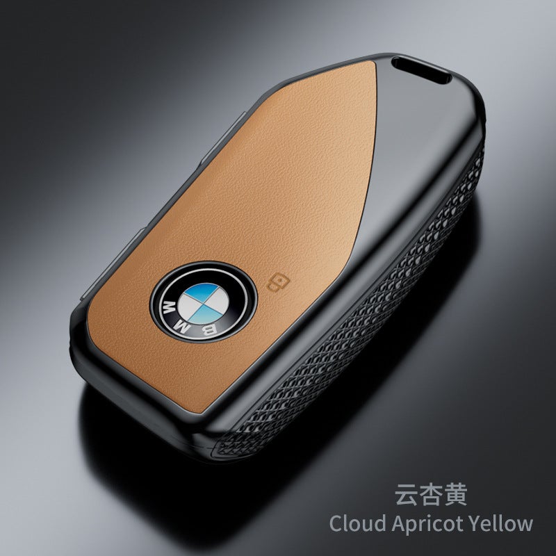 Suitable For New Bmw Key Cover X1/X2/X3/320Li/5 Series/3 Series/7 Series/525Li Nappa Pattern Fashion Case - Image 1